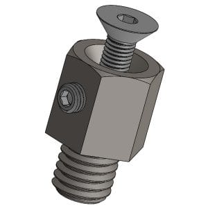Threaded Steel Jack Stand Off