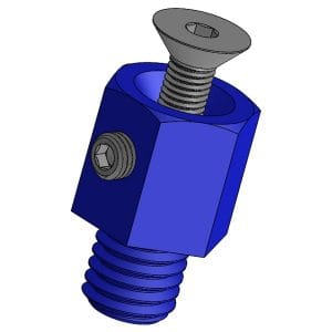7075 threaded jack stand off