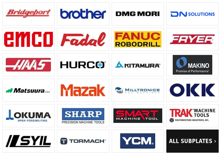 Machine builders we make compatible modular subplates for